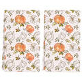 White Pumpkin Kitchen Towels Set of 2 18x26 Inches Fall Decor