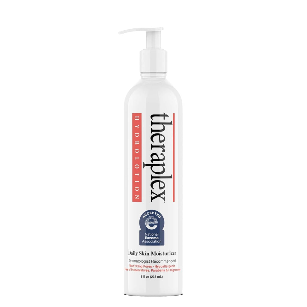 Theraplex Hydro Lotion - Fragrance-Free, Hypoallergenic, Dermatologist Recommended | 8 oz, No Parabens