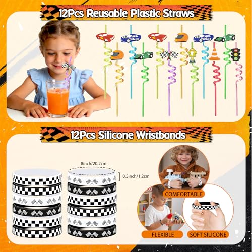 Race Car Party Favors Set for Kids - 150 Pieces Birthday Party Decorations