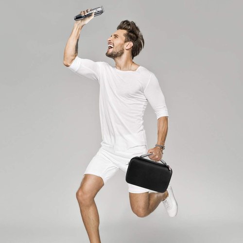 Comecase Case for Hatteker/for oneisall/for Ufree/for Novah Hair Clipper, Beard Trimmer Organizer Storage for Men Hair Cutting Kit Precision Shaver, with Inner Net Bag for Grooming Kit (Case Only)