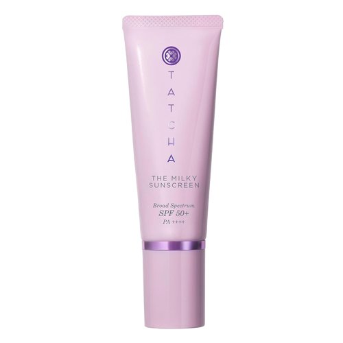 TATCHA Milky Sunscreen - Broad Spectrum SPF 50+ | Lightweight Daily Sun Protection | No White Cast, Ectoin, Vitamin E, Aloe