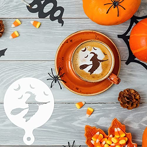 Halloween Cookie Stencil Set 20-Pack Pumpkin Ghost Skeleton Cake Decorating Templates