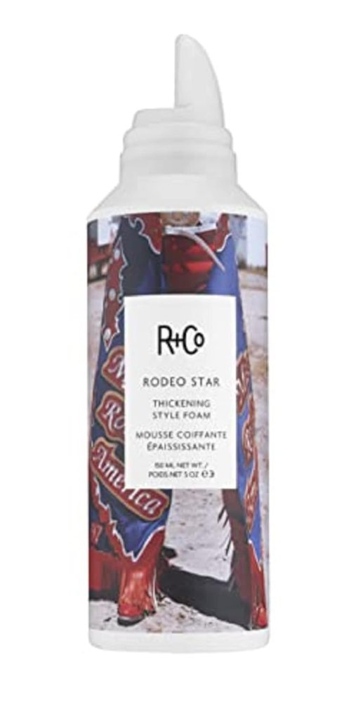 R+Co RODEO STAR Thickening Style Foam - Volumizing & Texturizing Hair Foam for All Hair Types