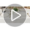 Rectangle White Table Cloth 6 Pack 60x102 Inch Washable Polyester for Wedding Parties