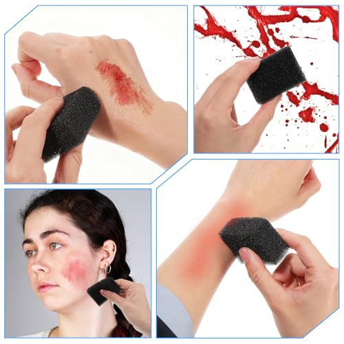 Special Effects Makeup Sponges 12 Pack for Halloween & Cosplay