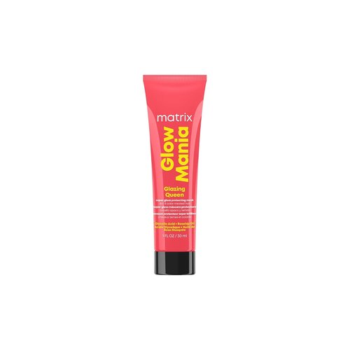 Matrix Glow Mania Super Gloss Mask - Protects Shine & Glow with Glycolic Acid & Rosehip Oil for Dull Hair