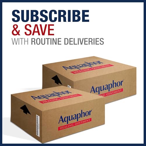 Aquaphor Healing Ointment Advanced Therapy Skin Protectant Skin Care Set, Body Moisturizer for Dry Skin, Minor Cuts and Burns, Dry Cuticles, Cracked Heels, Hands and Lips, 14 Oz Jar + 1.75 Oz Tube