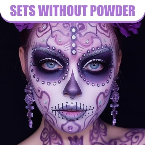 Purple Face & Body Paint - Water-Based, Non-Toxic, Washable for Halloween & Cosplay