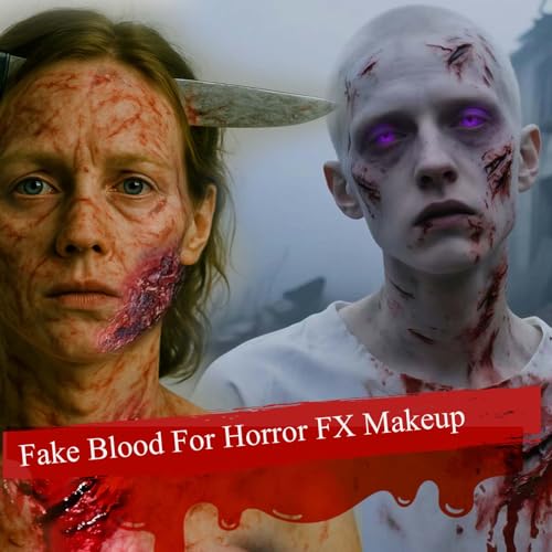 Fake Blood Spray 2.01Oz for Halloween Cosplay & Special Effects, Washable