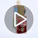 Old World Christmas Handcrafted Glass Potting Bench Ornament for Christmas Tree - Garden Collection