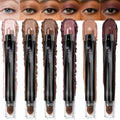 LUXAZA PRO 6PCS Neutral Shimmer Makeup Stick Set for Eyes & Face - Nude Brown