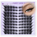 Wispy Fox Eye Lash Clusters with Spikes - Reusable False Eyelashes, K Variation