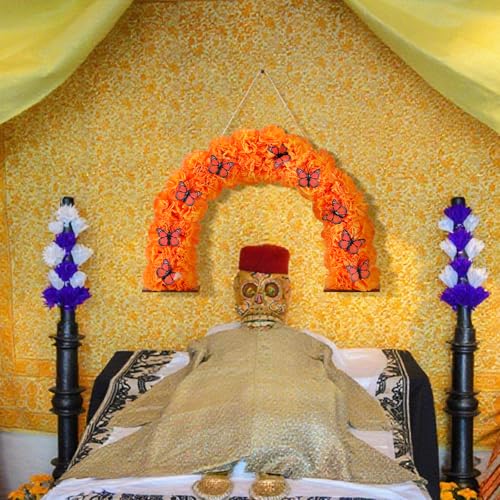 Marigold Arch Decor for Day of the Dead & Festive Celebrations - 14 Inch