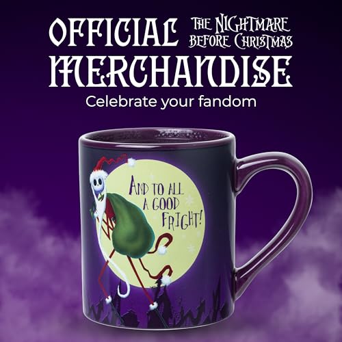 Nightmare Before Christmas Heat Reveal Mug - 14oz - Santa Jack Variation