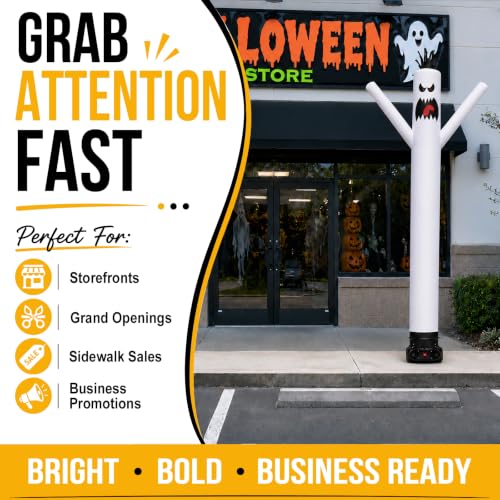 Ghost Inflatable Tube Man 10FT Wacky Wavy Dancing Guy for Outdoor Decoration - Variation of Ghost-10FT