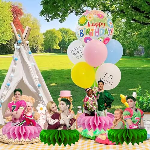 Zombie Honeycomb Centerpieces 8-Pack for Kids Birthday Party Decorations