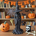 Enchanted Witch Statue 7.9'' Halloween Gothic Resin Decor - Dark Fantasy Figurine - Variation of THIS listing