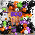 Halloween Balloon Arch Kit with Foil & Latex Balloons for Party Decorations