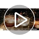 Amber Votive Candle Holders Set of 6 for Wedding & Fall Decor