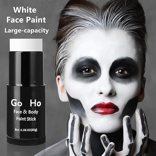 White Face Paint Stick - Blendable Waterproof Halloween Makeup - 1.06 oz
