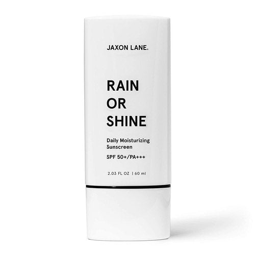 RAIN OR SHINE Anti-Aging Face Sunscreen SPF 50 - Clear Skin Formula with Green Tea & Hyaluronic Acid, 2.03 Oz