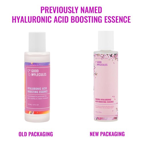 Good Molecules Sakura Hyaluronic Acid Boosting Essence - Ultra Hydrating Facial Moisturizer - Skincare for Hydration, Tightening, Anti Aging, Instant Glow - Skin Care for Face