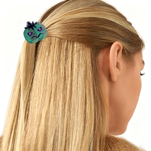 Halloween Hair Claw Clips Set - Ghost, Pumpkin, Cat & More - Style 29
