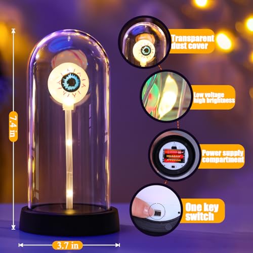 Glowing Eyeball Night Light - Halloween Decorations - Multi-Colors