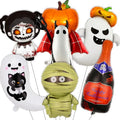 Halloween Balloons Set - 7pcs Cute Demon Mummy Ghost Pumpkin with Variation Balloon-8