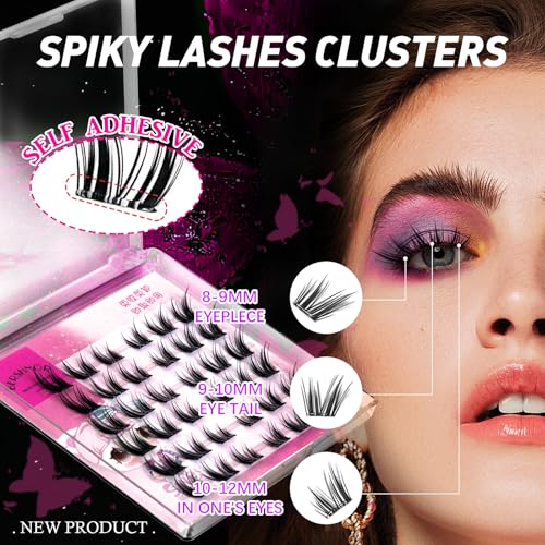 Self Adhesive Bunny Lash Clusters - Manga Cat Eyelashes with Variation: Princess
