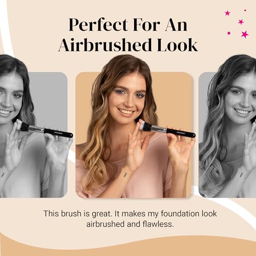 Keshima Duo Fiber Stipple Brush for Flawless Makeup Application