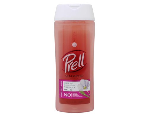 Prell Flaxseed + Keratin Shampoo - Color Safe Formula for Curly Hair | 13.5 fl. oz.