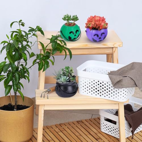 24PCS Halloween Mini Candy Buckets Set - Skull Pumpkin Ghost Novelty Decorations