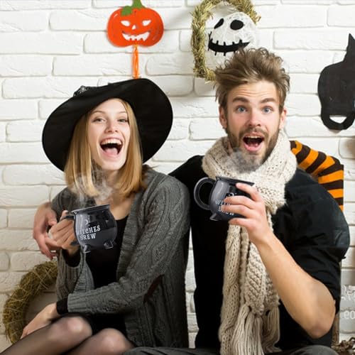 Witch Brew Cauldron Coffee Mug - 10oz Ceramic Halloween Drinkware