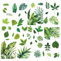 Leaf Window Stickers - Green Leaf Wall Decals for Home & Bedroom Decor - Variation: Leaf 2