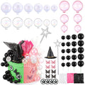 73 Pcs Witch Cake Toppers Set for Halloween Party Decorations