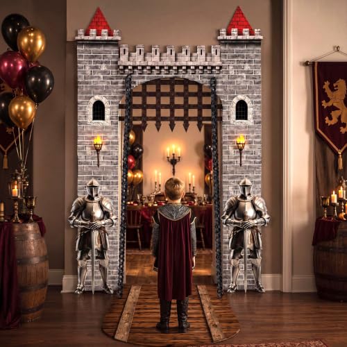 Medieval Castle Entrance Door Banner Set for Themed Parties & Events