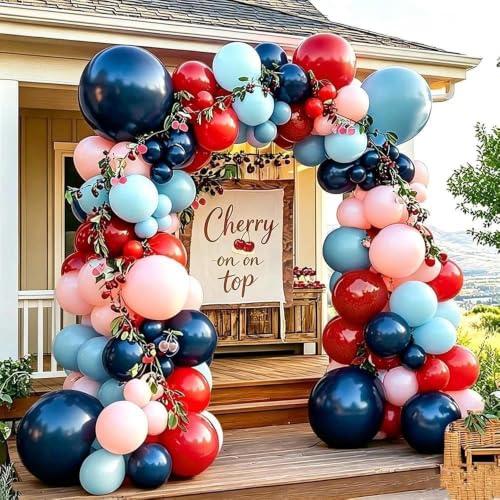 Double Stuffed Balloon Garland Kit for Baby Shower Birthday Gender Reveal Party - Blue, Red, Pink, Variation of THIS listing