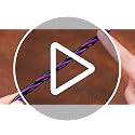 Halloween Candy Cane Ornaments Set - Black & Purple Plastic Decorations, 25 Pieces - Halloween 25