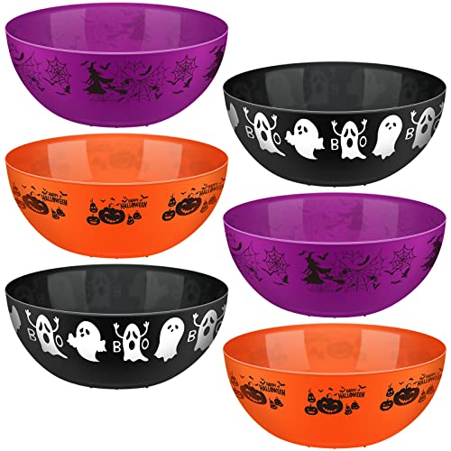 Halloween Candy Bowl Set - Ghost, Pumpkin, Bat Trick or Treat Serving Bowls