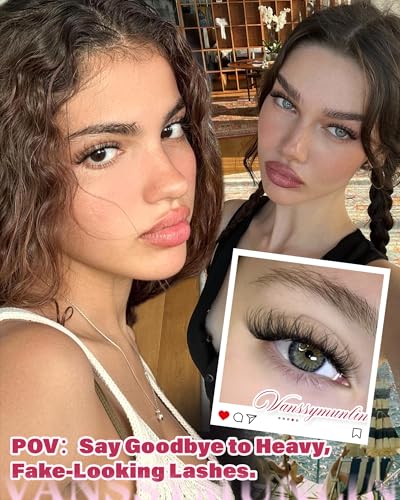 C-Wispy 3D Lash Clusters Natural Fluffy Eyelash Extensions - Wispy & Lightweight