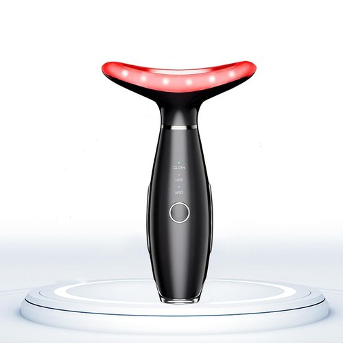 Face Massager -7 Color Red-Light-Therapy,Cool and Thermals for Face and Neck for Wrinkles, Double Chin, Vibrating Facial Massager