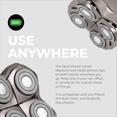 Replacement Blade for Skull Shaver Carver PRO 4 Rotary Head Shaver - Wet & Dry Compatible