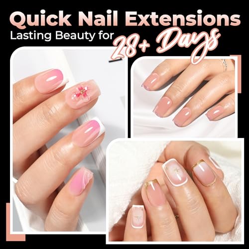 C-XS Square Extra Short Gel Nail Tips Full Cover - 120Pcs
