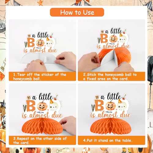 Halloween Baby Shower Decorations Set with Banner Balloons and Centerpieces