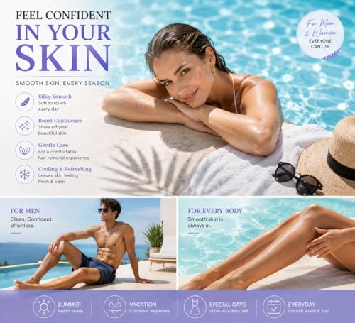 Gentle Foam Hair Removal Spray for Sensitive Skin - Fast & Effective