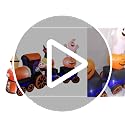 9 Feet Halloween Inflatable Train with Kittens, Ghosts & Pumpkins – Outdoor Decor