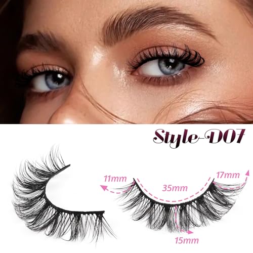 Veleasha Fluffy Wispy D Curl Lash Strips - D07 Variation