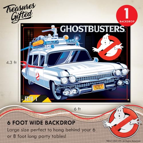 Ghostbusters Party Supplies Set - Serves 16 Guests, Decorations & Dinnerware, Birthday & Halloween