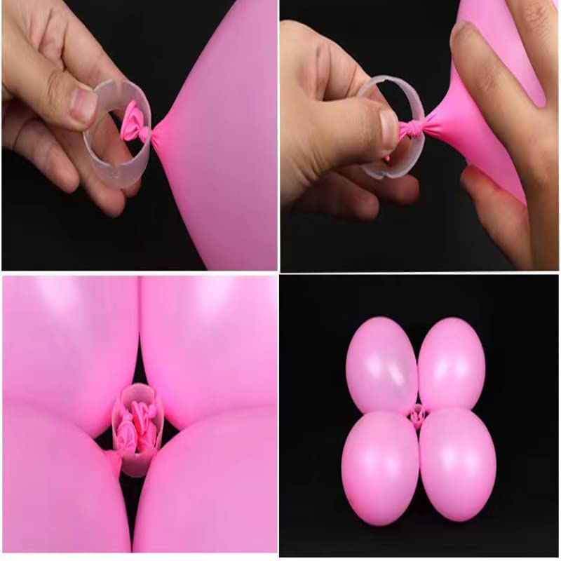50Pcs Balloon Arch Rings Clips for DIY Balloon Decorations, Party & Wedding Displays